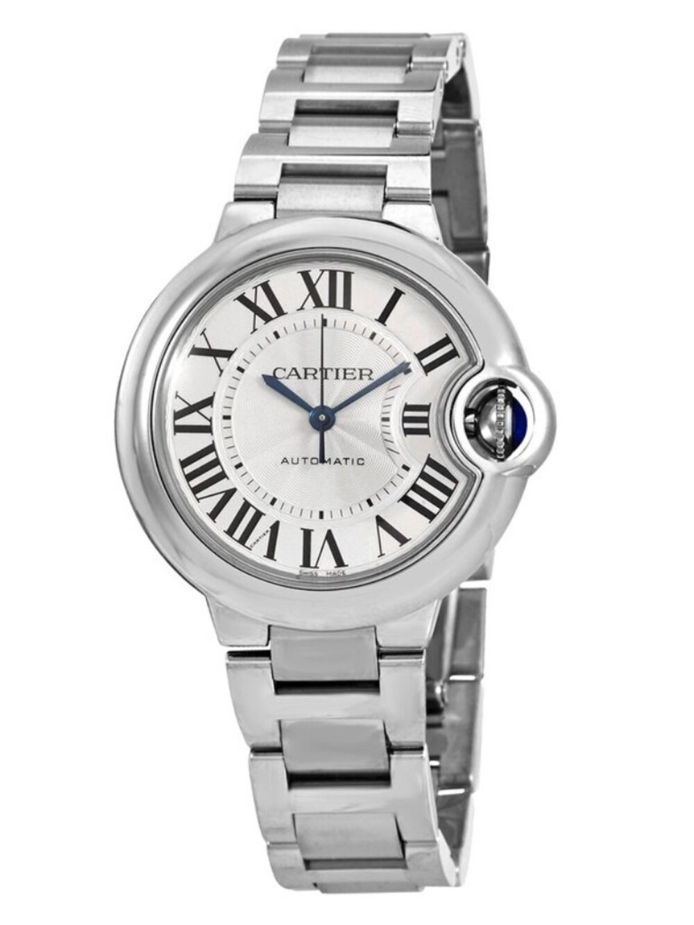 Cartier Ballon Bleu Automatic Silver Dial Ladies Watch WSBB0044